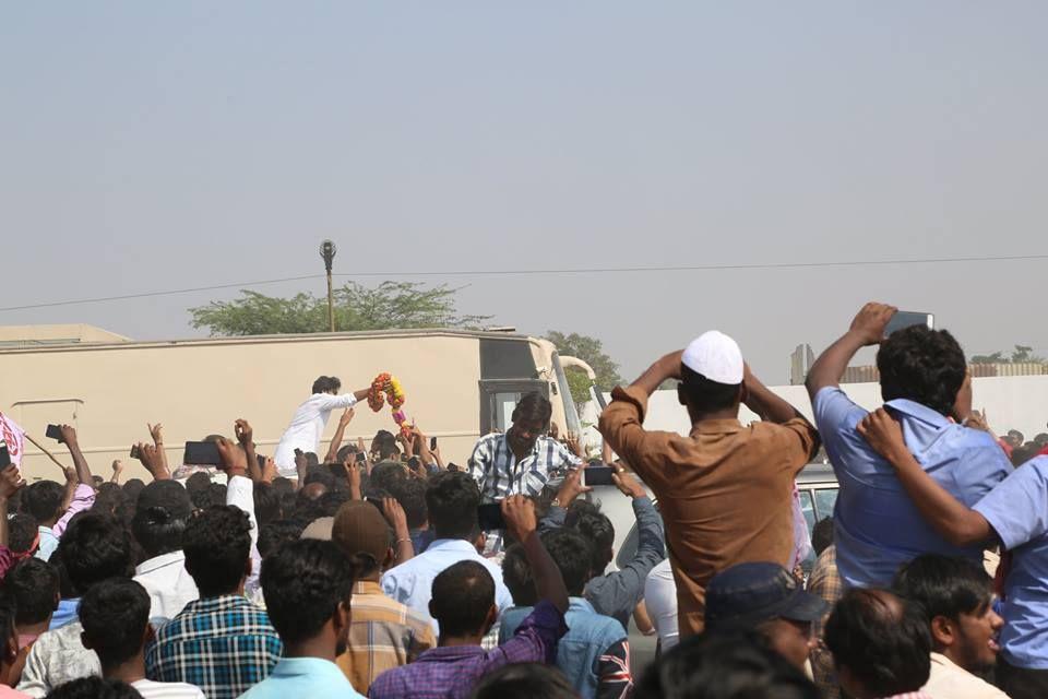 JanaSena Party Chief Pawan Kalyan at JanaSainiks Meeting - HINDUPUR