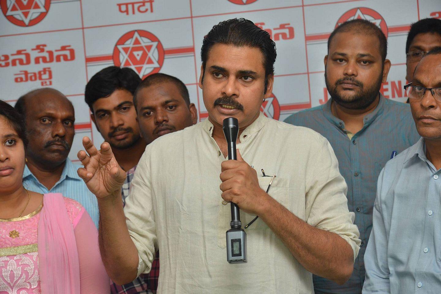JanaSenaParty Opposing Dredging Corporation Of India Ltd Photos