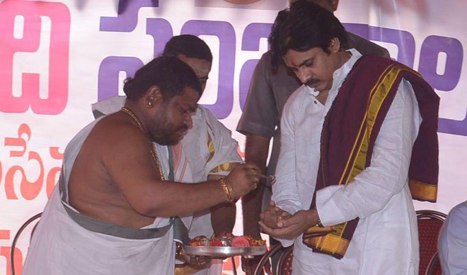 Janasena Chief Pawan Kalyan Celebrating Ugadi Festival With Farmers