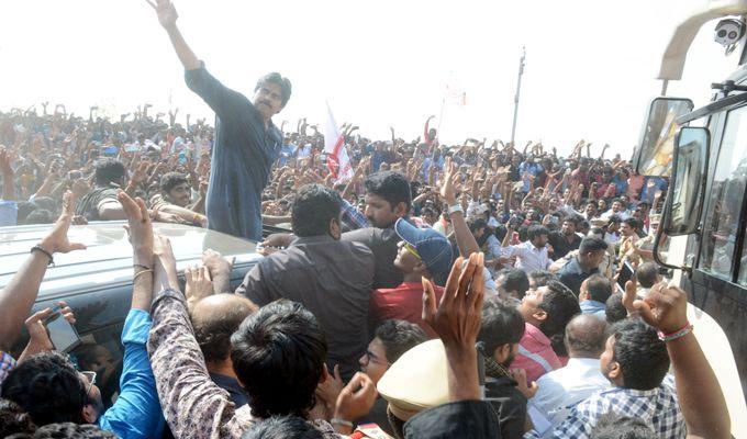 Janasena Chief Pawan Kalyan Ongole Tour Photos