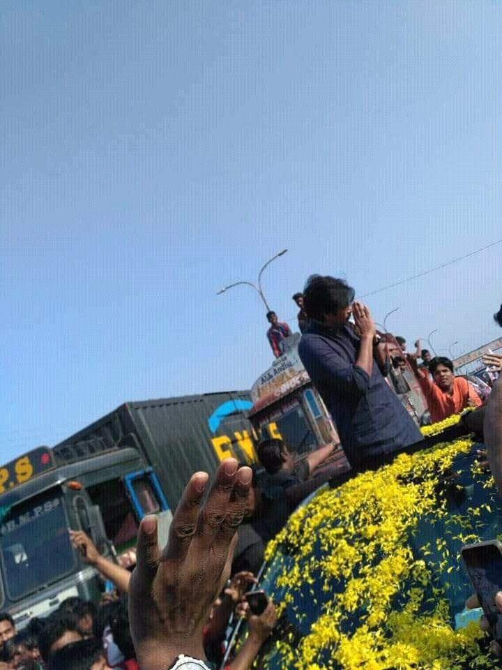 Janasena Chief Pawan Kalyan Ongole Tour Photos