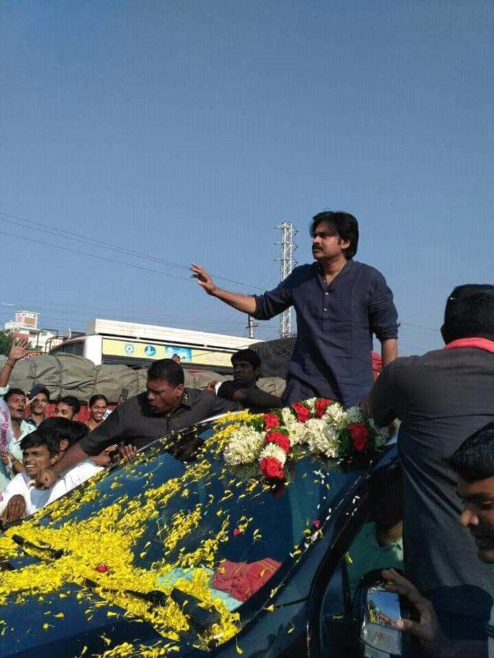 Janasena Chief Pawan Kalyan Ongole Tour Photos