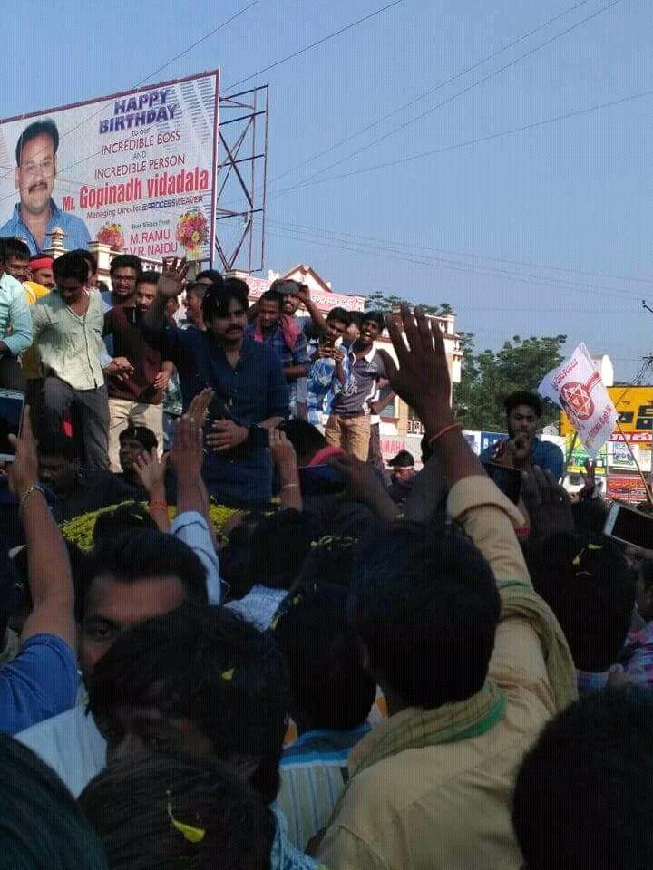 Janasena Chief Pawan Kalyan Ongole Tour Photos