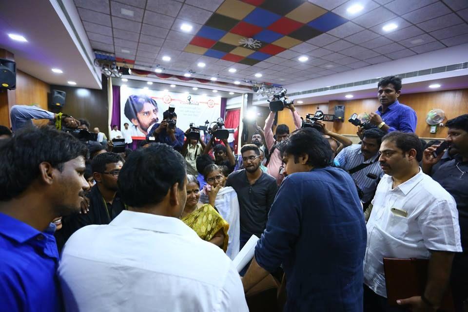 Janasena Chief Pawan Kalyan Tour at Ongole Photos
