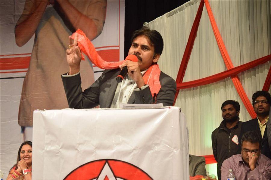 Janasena Pawan Kalyan Speech in Nashua Photos