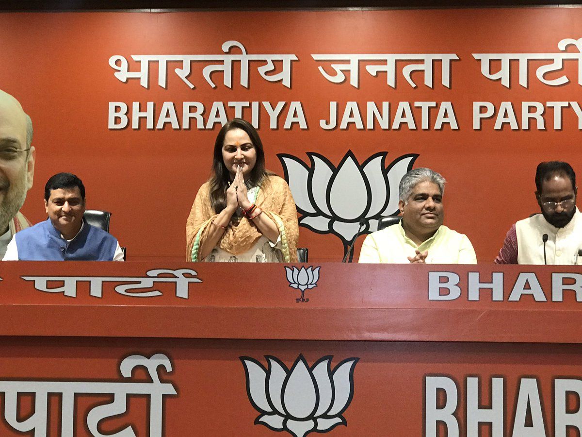 Jaya Prada Joins BJP Party