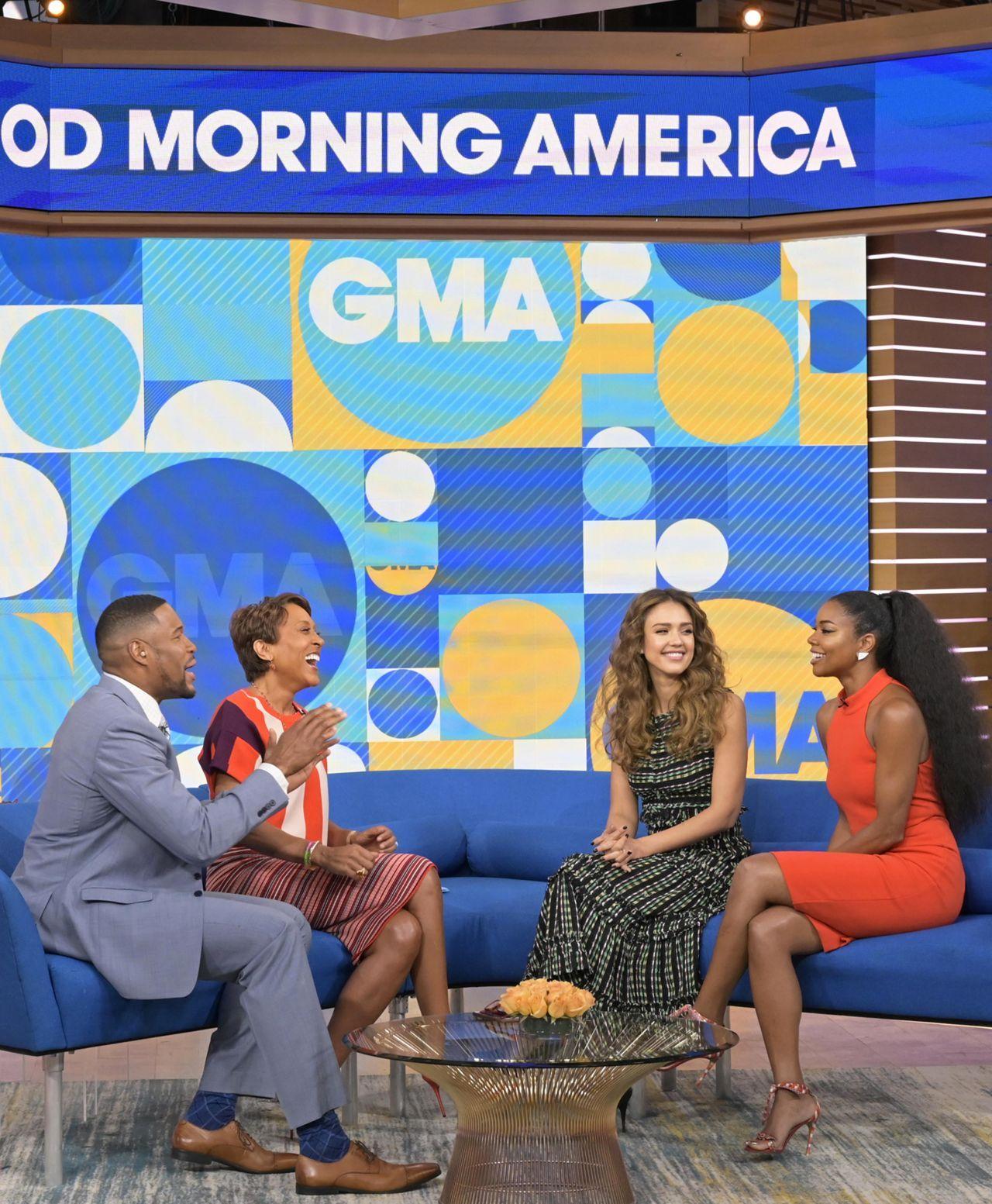 Jessica Alba at Good Morning America Show