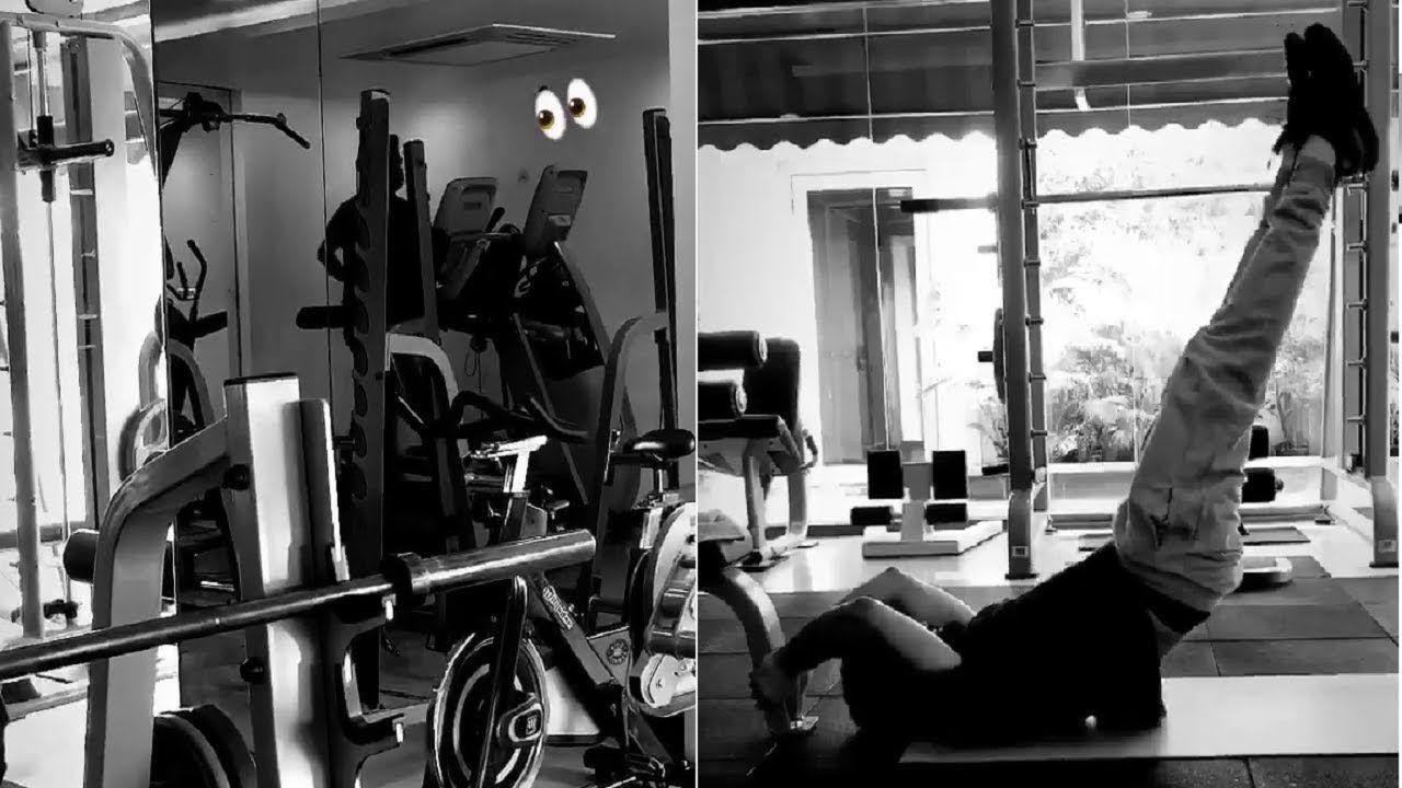 Jr NTR Hard Workout In Gym For NTR 28 With Trivikram