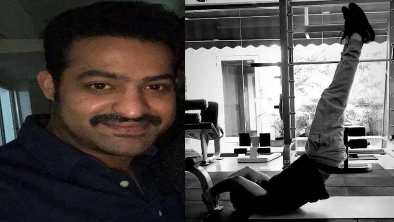 Jr NTR Hard Workout In Gym For NTR 28 With Trivikram