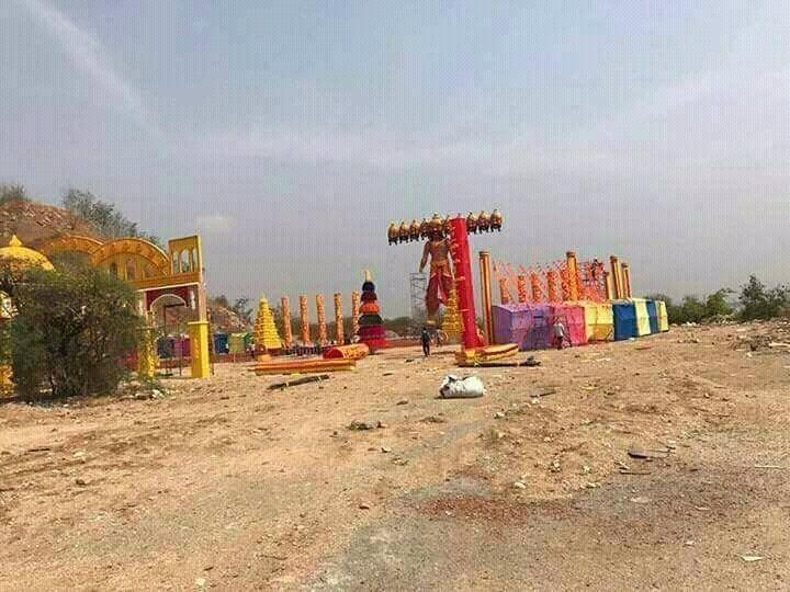 Jr NTR JAI LAVA KUSA Movie Set Locations Photos