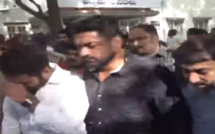 Jr NTR and Kalyan Ram Crying at Kamineni Hospital Photos