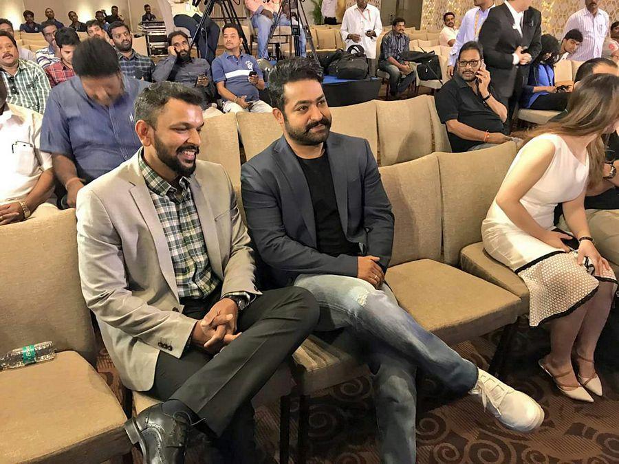 JrNTR looking dapper at Bigg Boss Telugu Pressmeet Photos