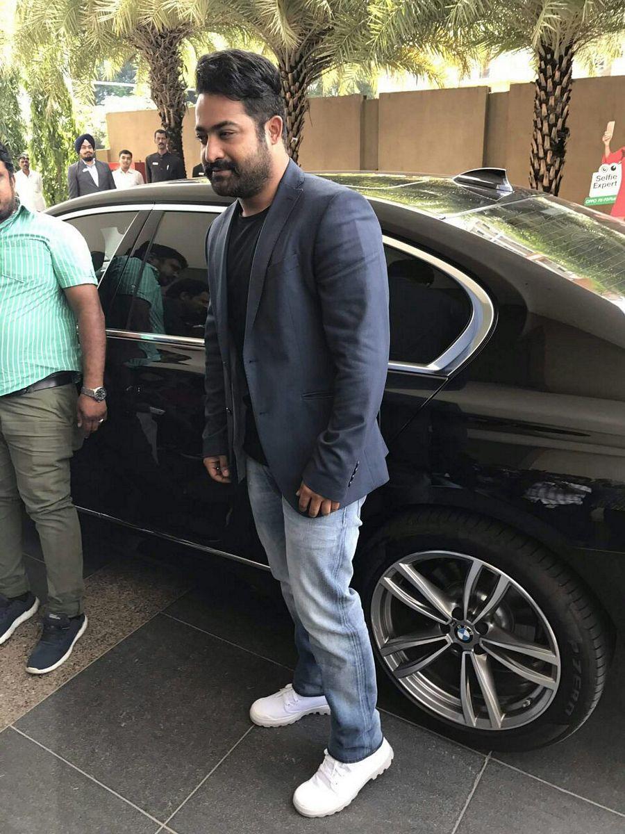 JrNTR looking dapper at Bigg Boss Telugu Pressmeet Photos