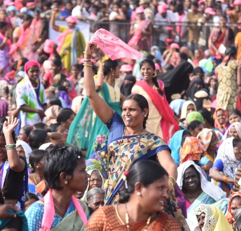 KCR at Gajwel Public Meeting Photos