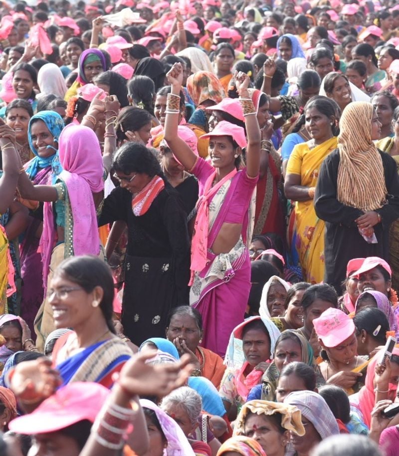 KCR at Gajwel Public Meeting Photos