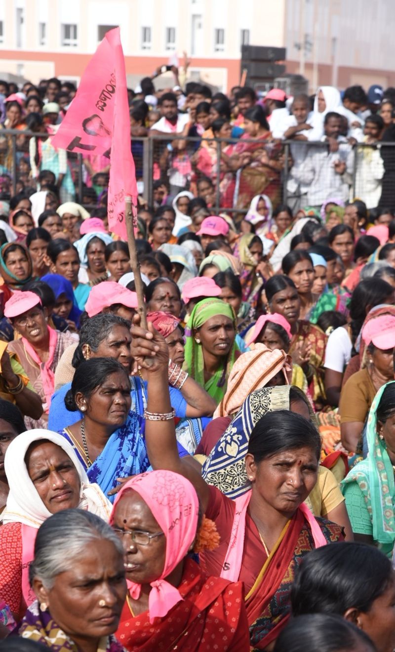 KCR at Gajwel Public Meeting Photos