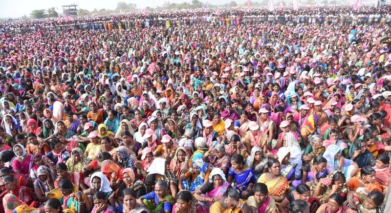 KCR at Gajwel Public Meeting Photos