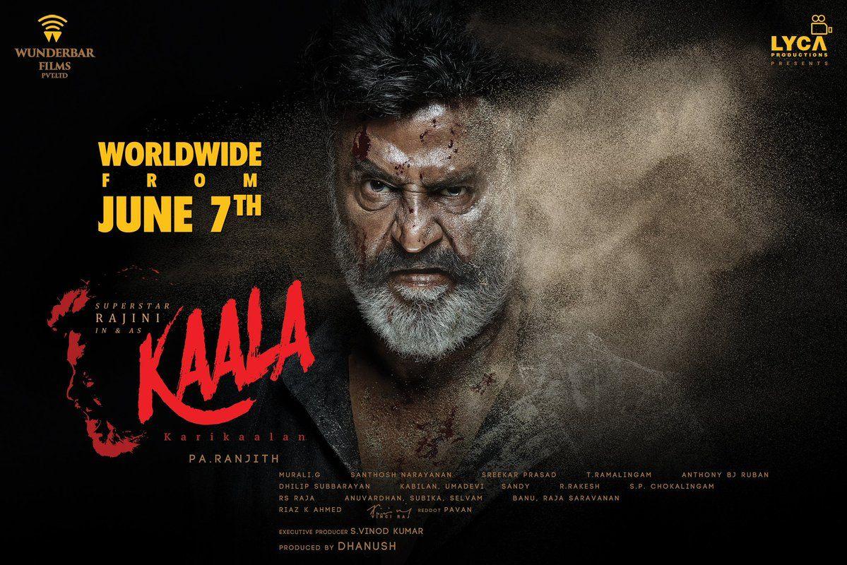 Kaala Movie Latest Release Date Posters