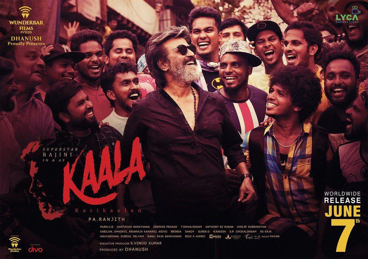 Kaala Movie Latest Release Date Posters