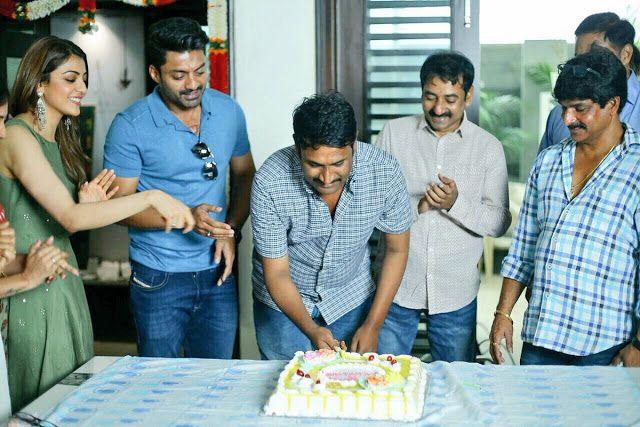 Kalyan Ram's MLA Movie Director Upendra's Birthday Celebrations on the sets