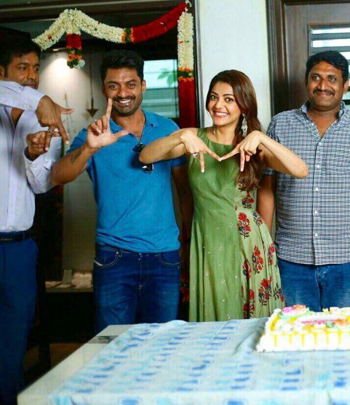 Kalyan Ram's MLA Movie Director Upendra's Birthday Celebrations on the sets