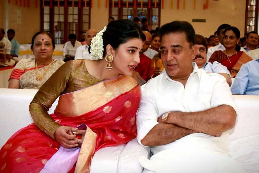 Kamal-Shruthi Hassan Latest Photos