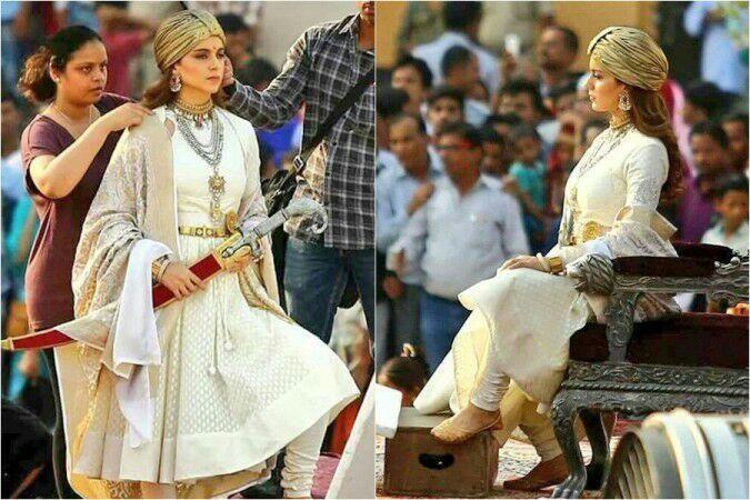 Kangana Ranaut gets bloody on the sets of Manikarnika