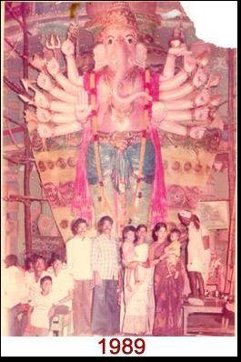 Khairatabad Ganesh Idol from 1981 to 2016