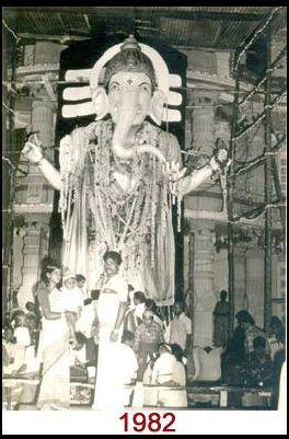 Khairatabad Ganesh Idol from 1981 to 2016
