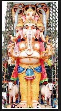 Khairatabad Ganesh Idol from 1981 to 2016