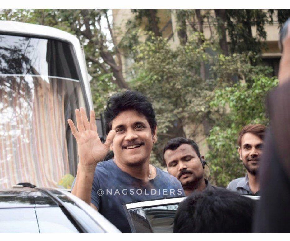 King Nagarjuna From Officer Movie Set Locations Photos