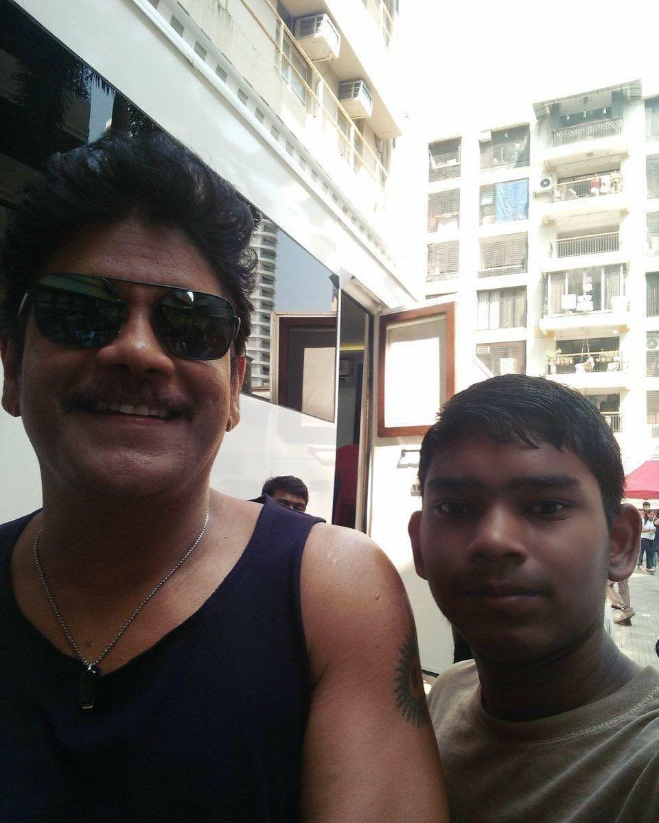 King Nagarjuna From Officer Movie Set Locations Photos