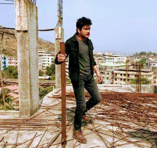 King Nagarjuna from the sets of Officer Movie Location Stills