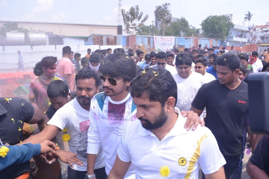 Kittu Unnadu Jagratha team holi Celebrations Vijayawada