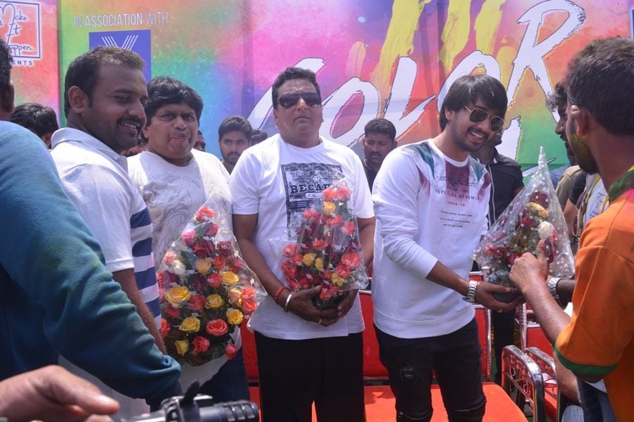 Kittu Unnadu Jagratha team holi Celebrations Vijayawada