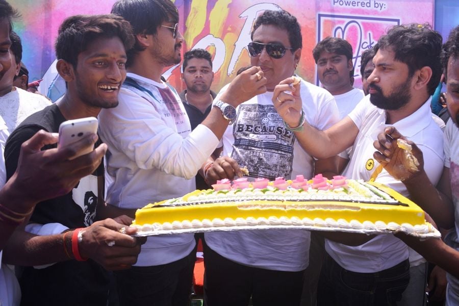 Kittu Unnadu Jagratha team holi Celebrations Vijayawada