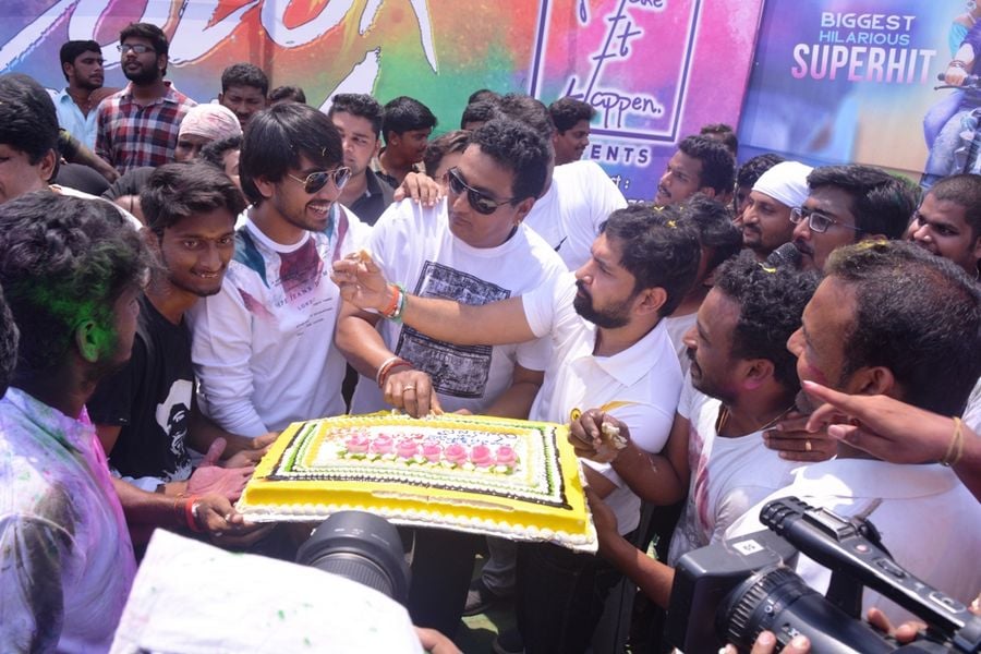 Kittu Unnadu Jagratha team holi Celebrations Vijayawada