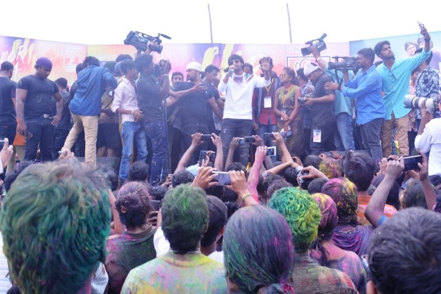 Kittu Unnadu Jagratha team holi Celebrations Vijayawada