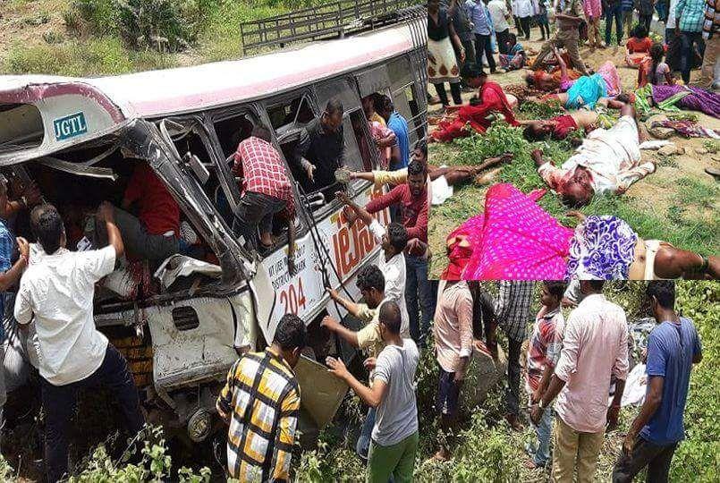 Kondagattu bus accident: 54 pilgrims killed in Telangana as RTC bus falls into gorge