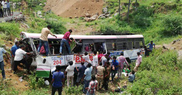 Kondagattu bus accident: 54 pilgrims killed in Telangana as RTC bus falls into gorge