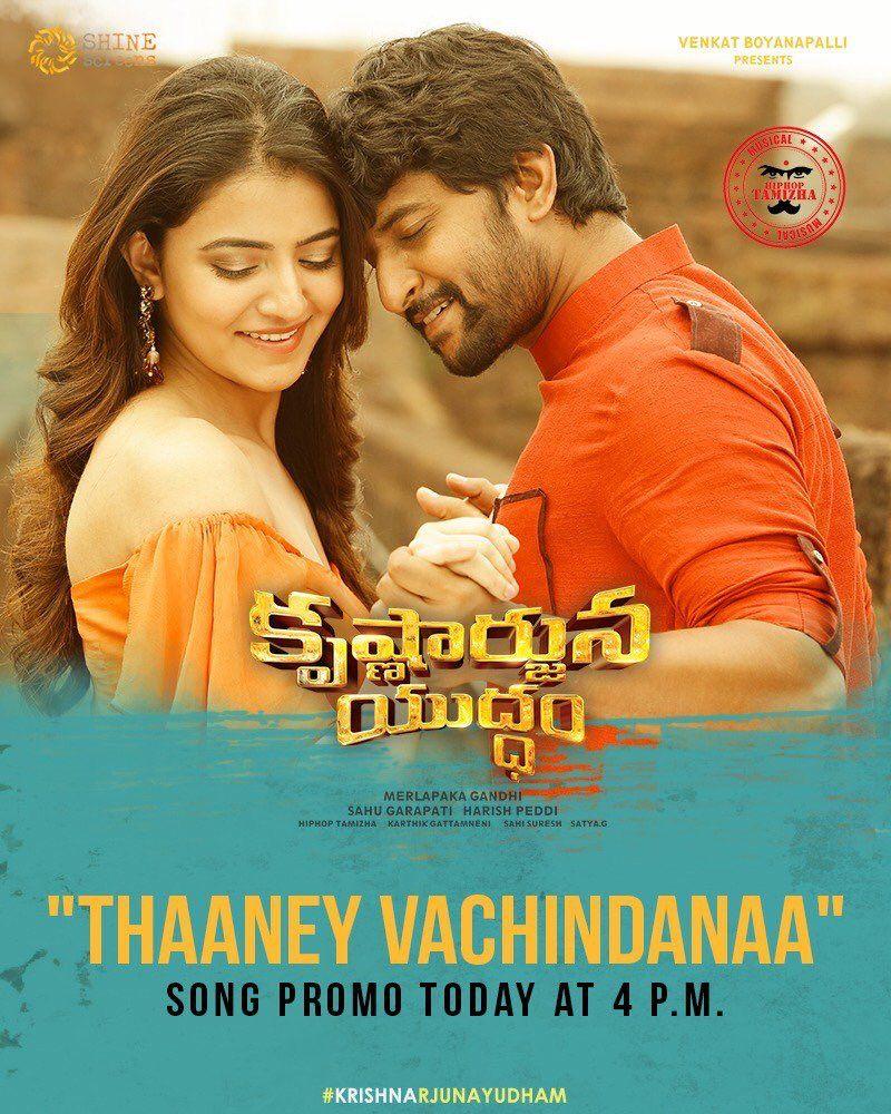 Krishnarjuna Yuddham Movie Release Date Posters