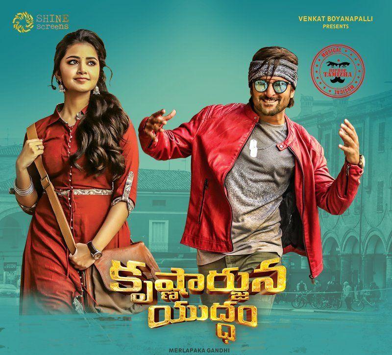 Krishnarjuna Yuddham Movie Release Date Posters