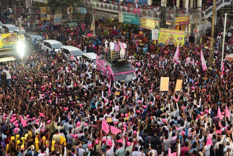 Kukatpally KTR Road Show Photos