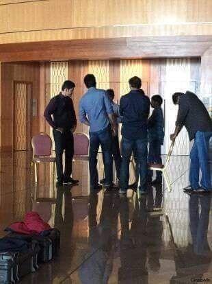 LEAKED: Mahesh Babu & Murugadoss Film Working Stills