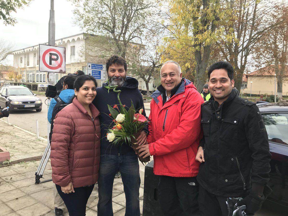 LEAKED: Pawan Kalyan on the sets of Agnathavasi Working Stills & Photos