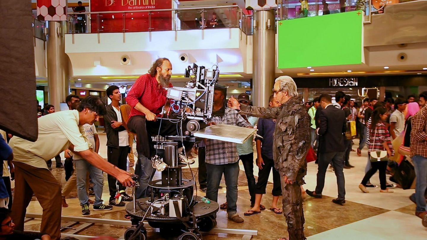 LEAKED: Rajinikanth Robot 2Point0 Latest Working Stills & Posters