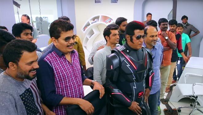 LEAKED: Rajinikanth Robot 2Point0 Latest Working Stills & Posters