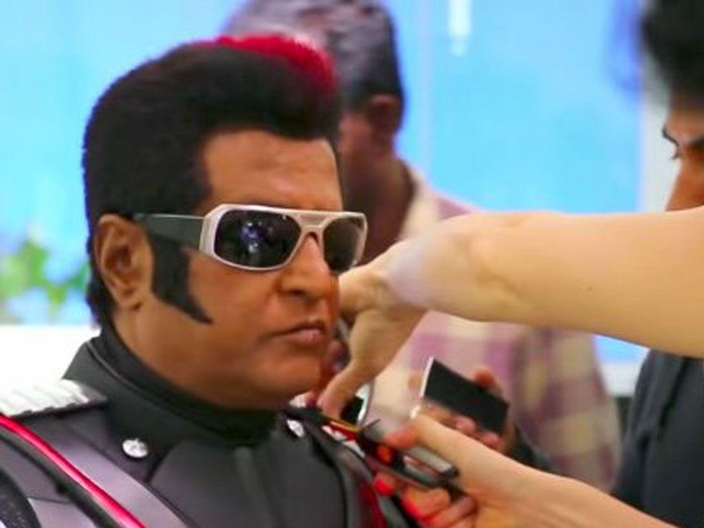 LEAKED: Rajinikanth Robot 2Point0 Latest Working Stills & Posters