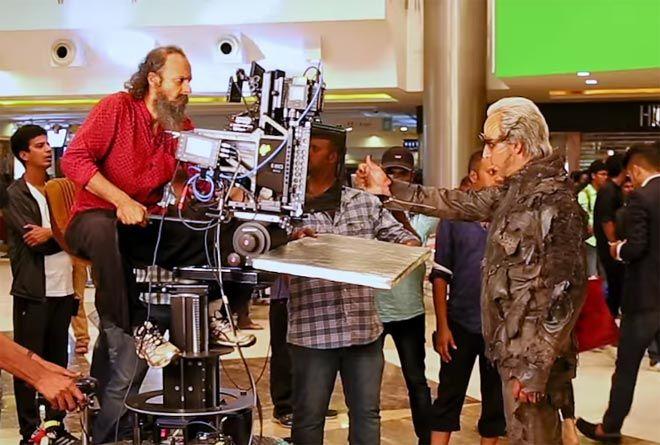 LEAKED: Rajinikanth Robot 2Point0 Latest Working Stills & Posters