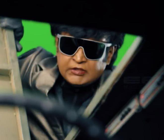 LEAKED: Rajinikanth Robot 2Point0 Latest Working Stills & Posters